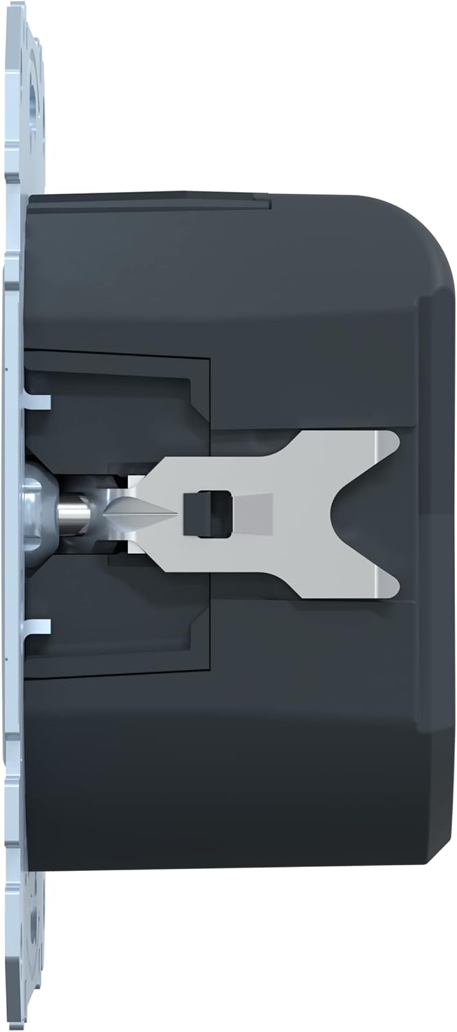 Schneider Electric Merten MEG5152-0000 Unterputz Elektronik Schalt Einsatz 2-fach 50-220 VA, für ohm