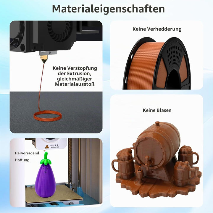 GIANTARM HS-PLA Filament 1,75 mm, PLA-Filament für Hochgeschwindigkeits-3D-Druck, schnelle Aushärtun