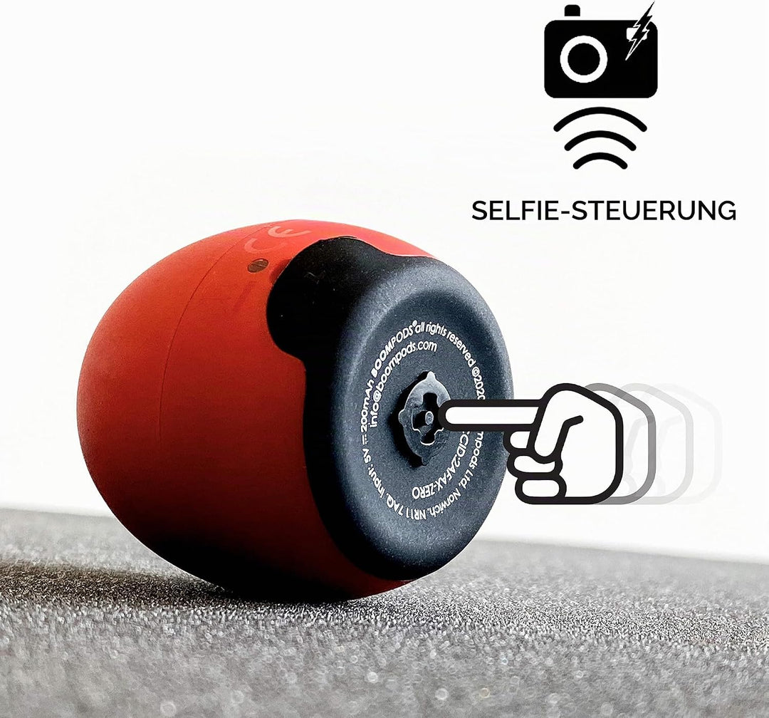 Boompods Zero Mini Bluetooth Lautsprecher - tragbarer Outdoor Lautsprecher, IPX6 Wasserschutz &amp; 5 St