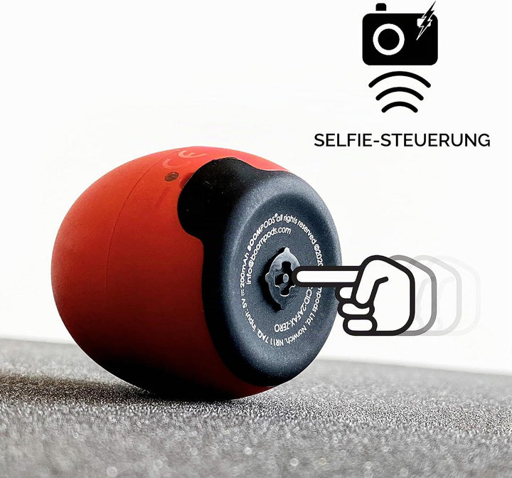 Boompods Zero Mini Bluetooth Lautsprecher - tragbarer Outdoor Lautsprecher, IPX6 Wasserschutz &amp; 5 St