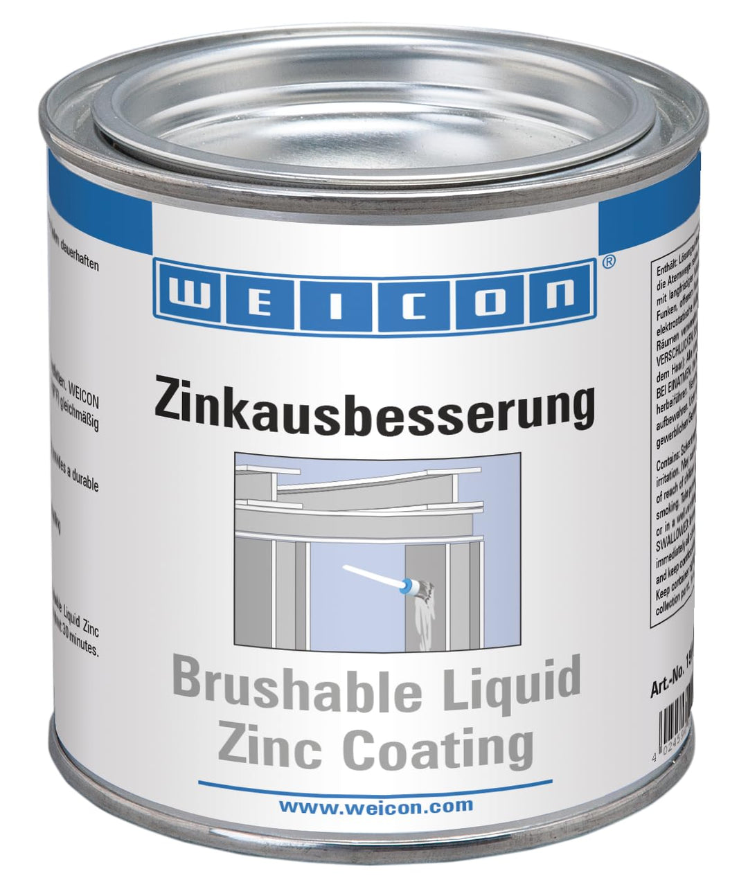 WEICON Zinkausbesserung 375 ml I Feuerverzinkt, 375 ml