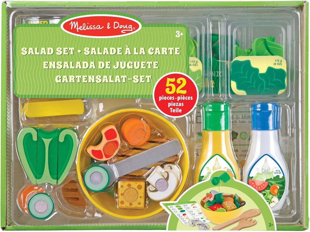 Melissa & Doug Set zum Schneiden und Mischen von Salat