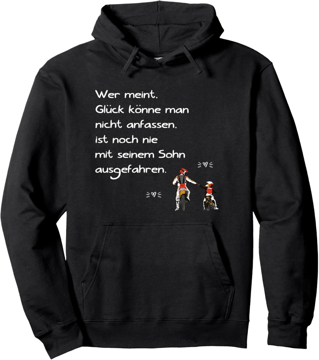 Motocross Spruch Vater Sohn Supermoto Biker Enduro Motorrad Pullover Hoodie