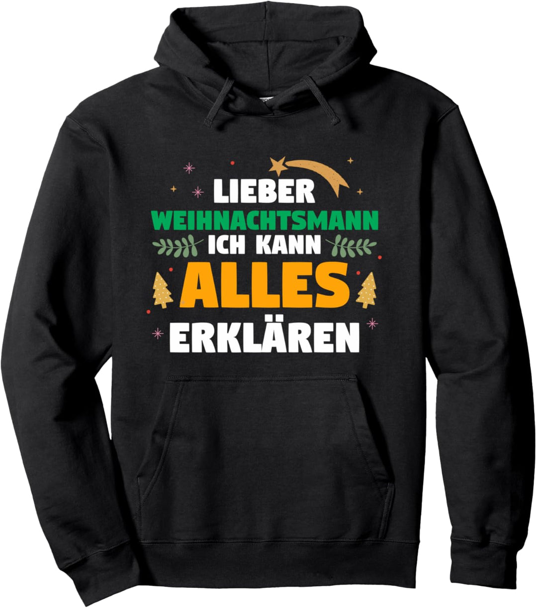 Lieber Weihnachtsmann ich kann alles erklären Pullover Hoodie