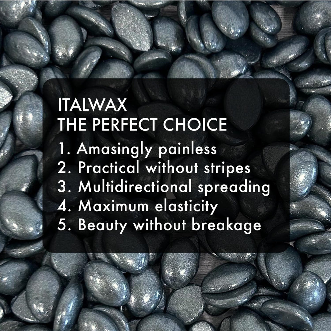 Italwax Pour Homme - 1kg - Waxing perlen für Haarentfernung - Natürliche Formulierung für alle Hautt