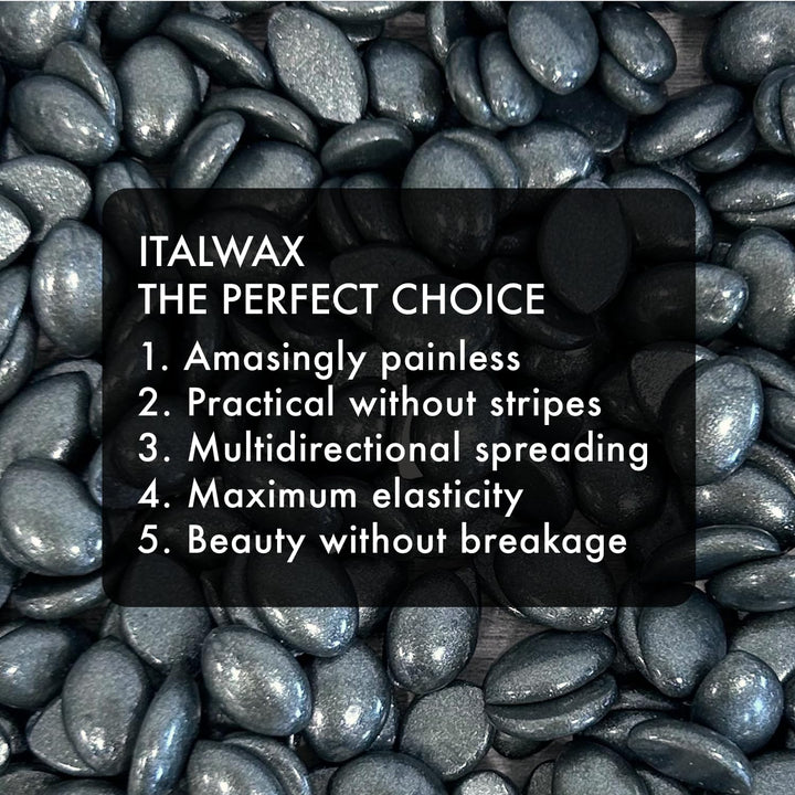 Italwax Pour Homme - 1kg - Waxing perlen für Haarentfernung - Natürliche Formulierung für alle Hautt