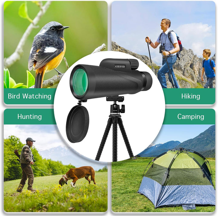 HD 8 x 42 Monokular – mit optischem HD-System, verbesserter Griffigkeit, wasserdicht, beschlagsicher