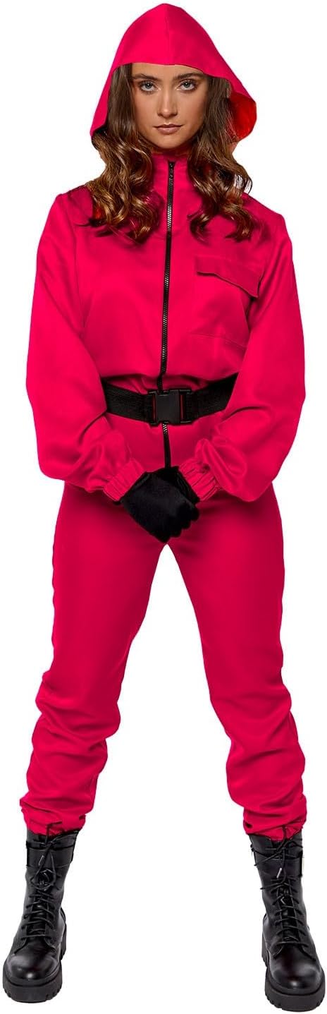 amscan 9915294 - Unisex Erwachsene Offiziell lizenziertes Squid Game Standard Guard Kostüm Grösse: X