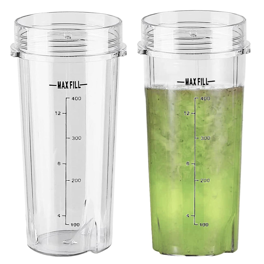470ml Cup Becher Ersatzteile für Ninja 700W Slim Mixer Smoothie Maker QB3001UKS/ QB3001EUS/ QB3000/