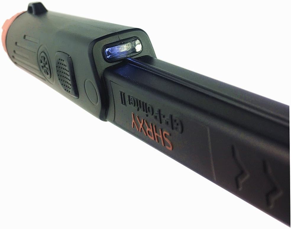 shrxy Metal Detectors Portable Gold Hunter Gold Finder Hand Held with LED Light for Low Light Uses (