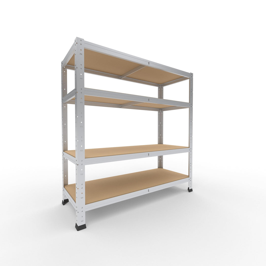 shelfplaza® 100x100x40cm Home Schwerlastregal verzinkt/Metallregal mit 4 Böden/Kellerregal Metall, G