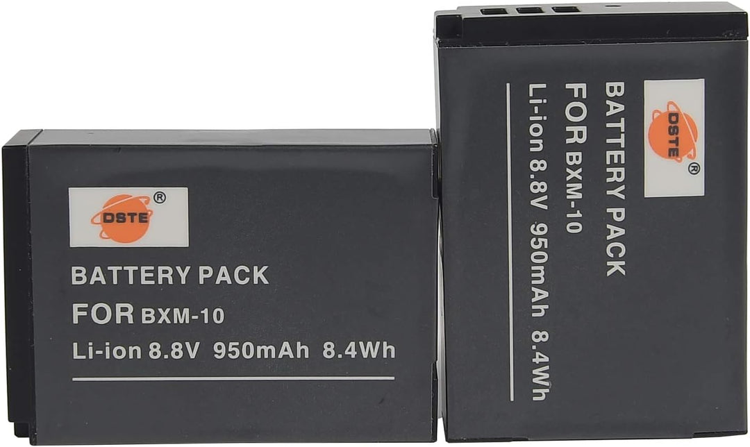 DSTE® 2-Pack Ersatz Batterie BXM-10 und DC175E Reise Ladegerät Compatible für XiaoYi BXM-10,XiaoYi Y