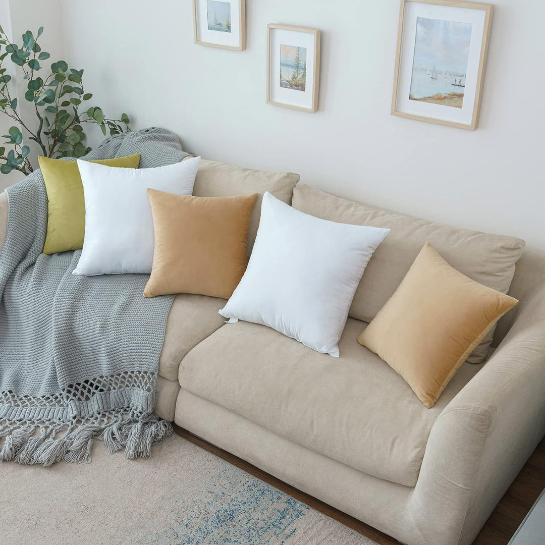 MIULEE Kissen 40x60 cm Füllung 4er Set, Waschbare Kissenfüllung Sofakissen, Polster Innenkissen Deko