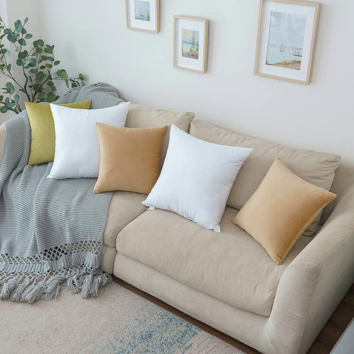 MIULEE Kissen 40x60 cm Füllung 4er Set, Waschbare Kissenfüllung Sofakissen, Polster Innenkissen Deko