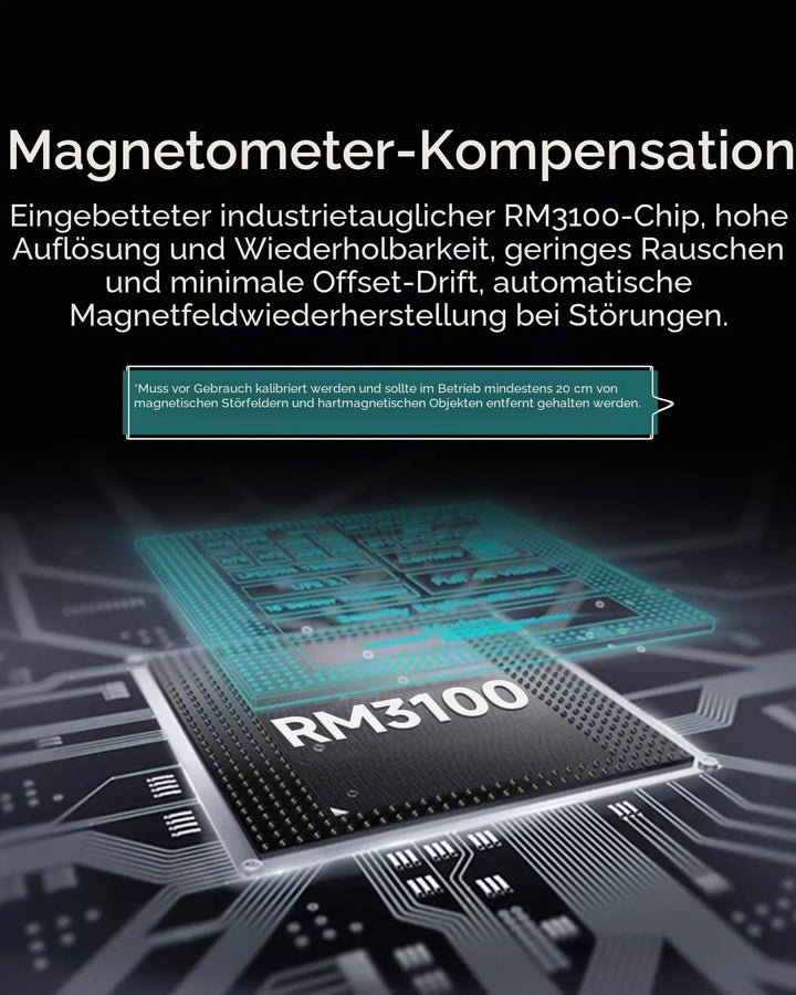 [Beschleunigungsmesser + Neigungsmesser in Militärqualität] HWT901B-RS485 MPU9250 9-Achsen-Gyroskop