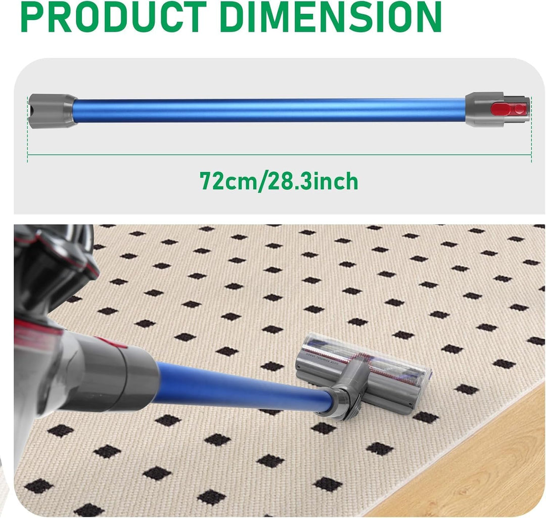 Verlängerungsrohr für Dyson V11 V15 V10 V8 V7 Rohr Kompaibel mit Dyson Saugrohr Starres Teleskoprohr