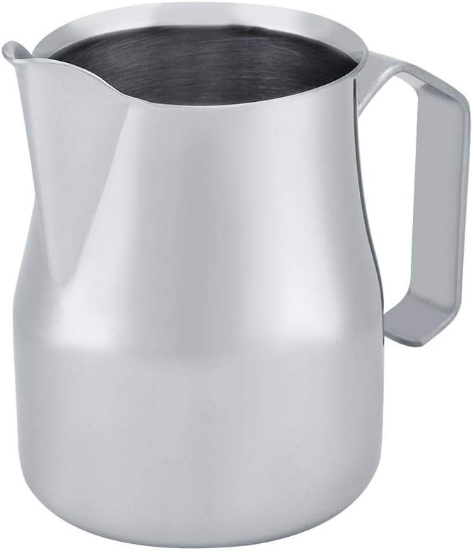 Edelstahl-Kaffeekanne Milchaufschäumungstopf Espresso Latte Art Style Pitcher für den Kaffeezubehör