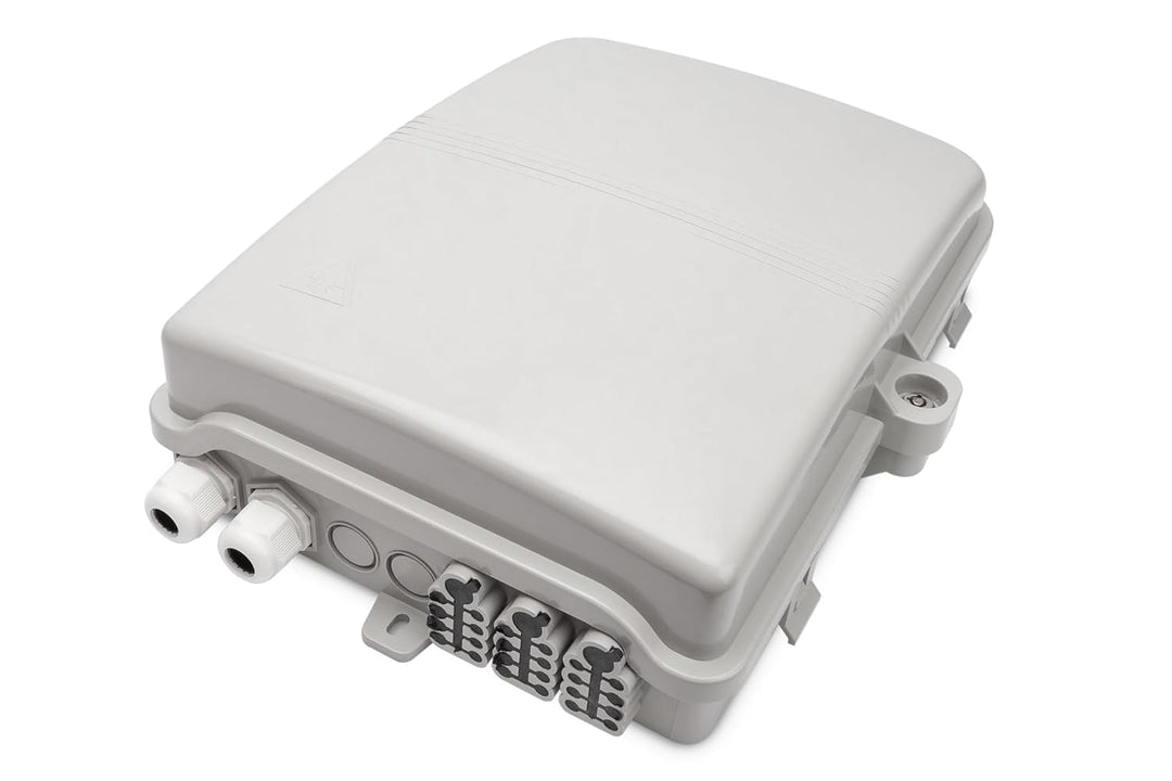 DIGITUS FTTH Distributionsbox für Aussen - 24 LC/Duplex oder 24 SC/Simplex Kupplungen