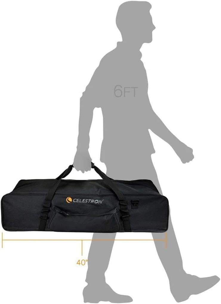 Celestron 94025 40-Zoll Teleskoptasche für die gesamte Ausrüstung – Tasche für Teleskop, Montierung,