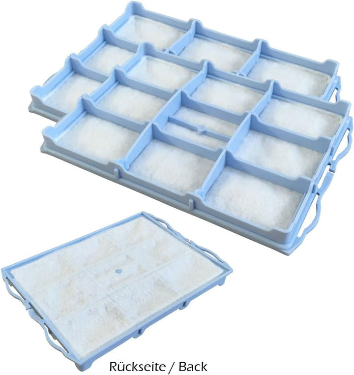 PakTrade Set - 2X HEPA Filter + 2X Motorfilter geeignet Für Bosch Ergomaxx, Home Professional