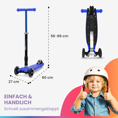 fun pro Two Roller Kinder 6 Jahre, ab Vorschulalter, bis 80KG Gewicht, der sichere Premium Roller Ki