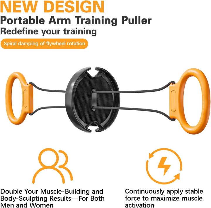 Brustmuskel Expander Zuggerät, tragbarer Heimfitness Trainer für Brust Arme | Trainingsgeräte für di