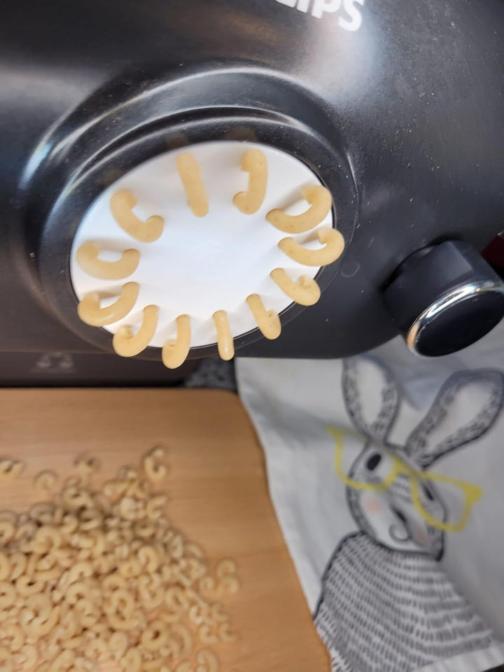 MY Pasta Hörnchen/Maccheroni/Bucatini Zubehör für Pastamaker Pasta Disc Kompatibel mit Philips Pasta