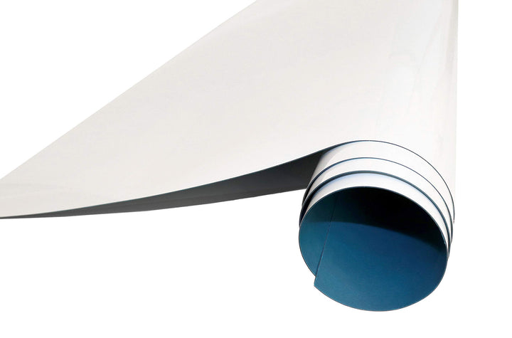 Queence Whiteboard Magnetisch 100x50 cm inkl. Neodym-Magnete | Selbstklebende Magnet Folie | Markerb