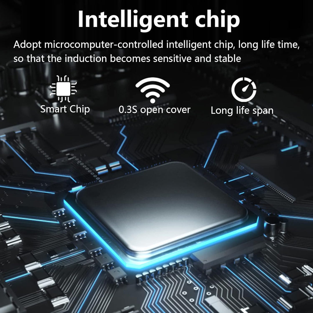 WMLBK Automatic Mülleimer 12 Liter Bewegungssensor-Mülleimer Mülleimer Automatisch mit Deckel Berühr