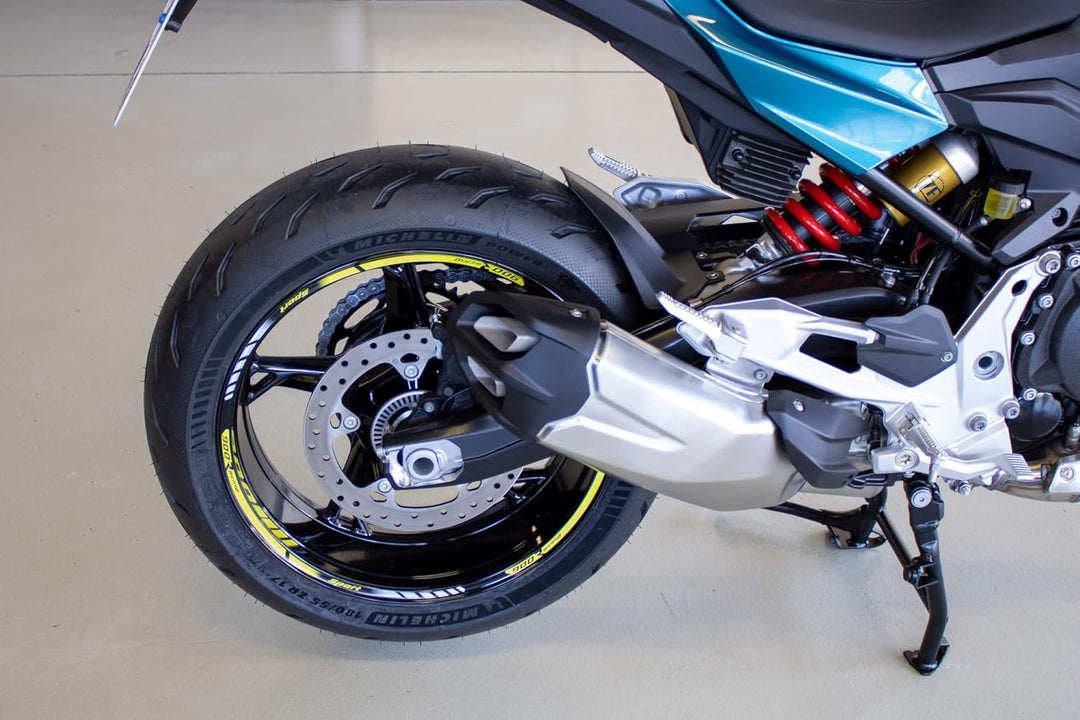 Felgenbett Dekor gelb kompatibel mit BMW F900R X710167VA Snapper Rocks Blue Metallic, Snapper Rocks