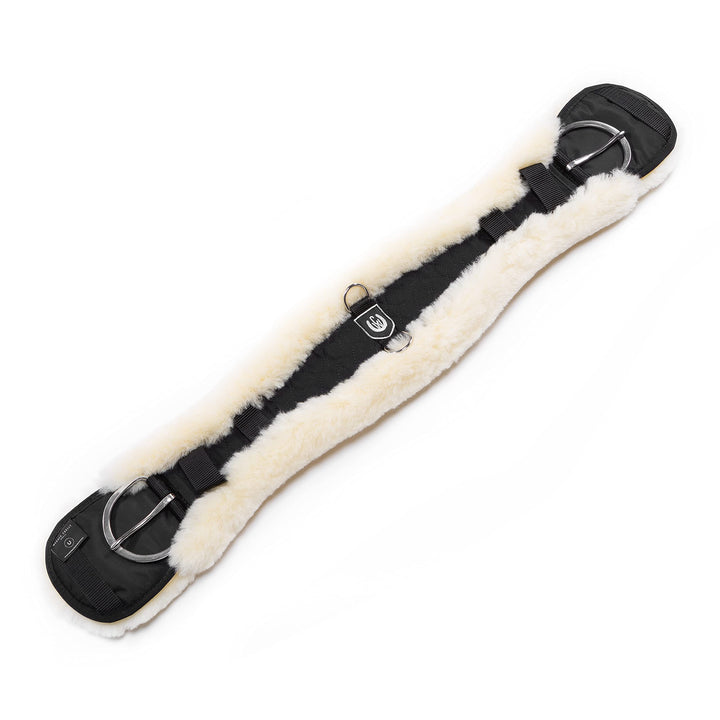 CHRIST Lammfell Western-Sattelgurt KONTURGURT von Werner anatomisch geformter Westerngurt (Kurzgurt)