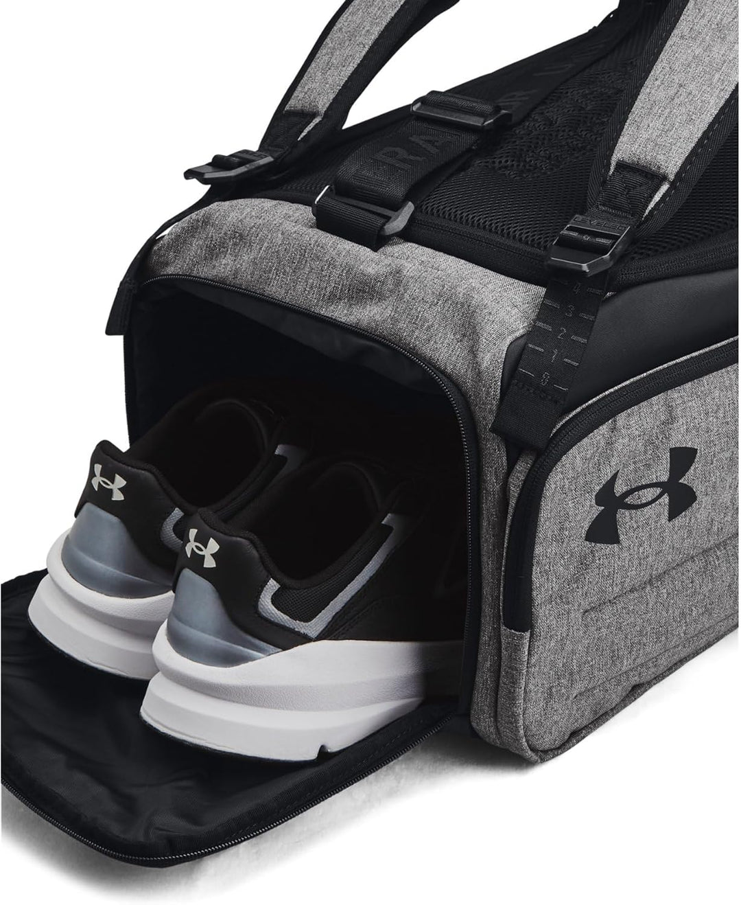 Under Armour Contain Duo Sm Bp Duffle Tasche F1381920 Ohne Geschlecht Grau/Schwarz/Weiss Einheitsgrö