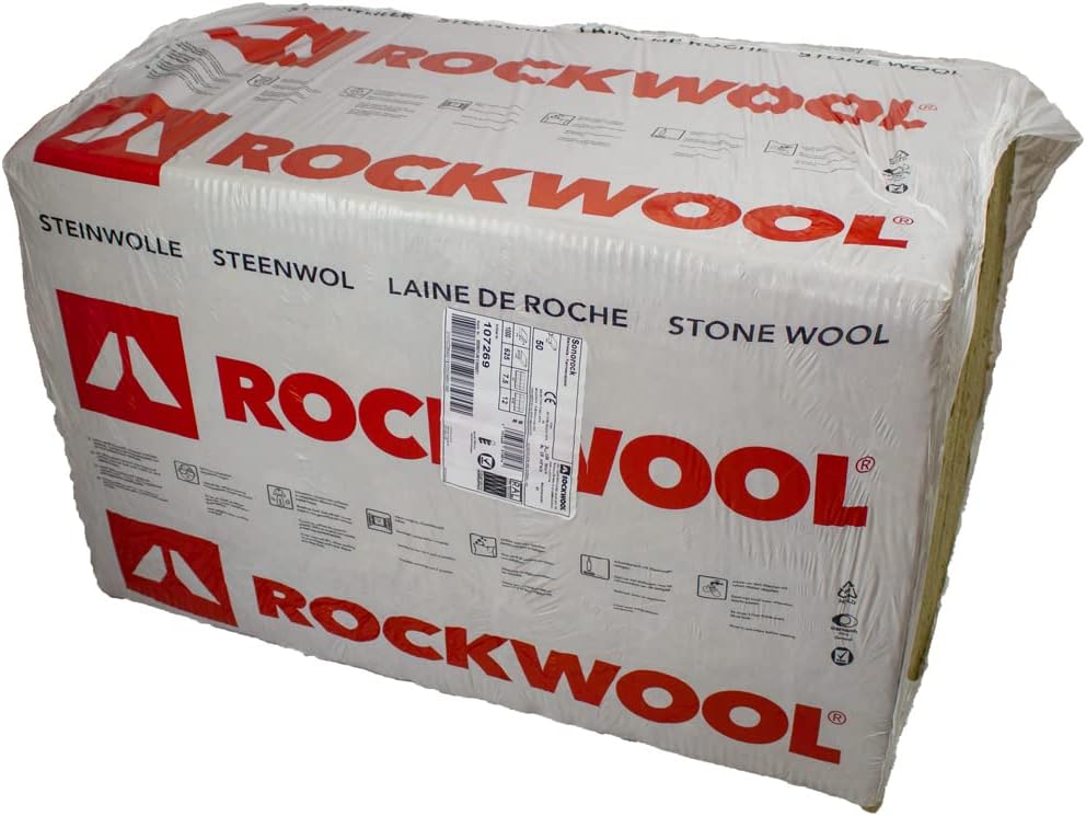 Rockwool Sonorock Trennwandplatte 80 MM, 6 Platten / Paket = 3,75qm