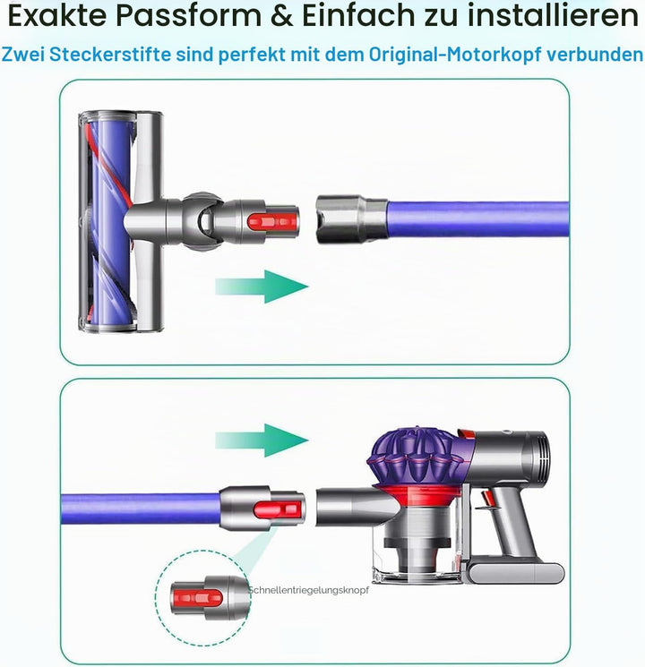 Verlängerungsrohr für Dyson Rohr Kompatibel mit Dyson Saugrohr V15 V 11 V10 V8 V7, Starres Teleskopr
