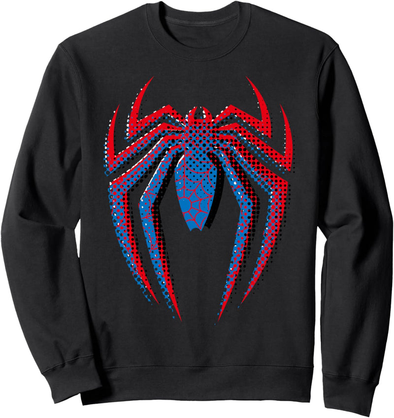 Marvel Spider-Man Layered Spider Logo Sweatshirt