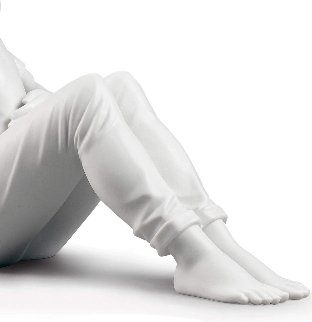 LLADRÓ Figur Mutterliebe. Weiss Matt. Mutter. Porzellan.