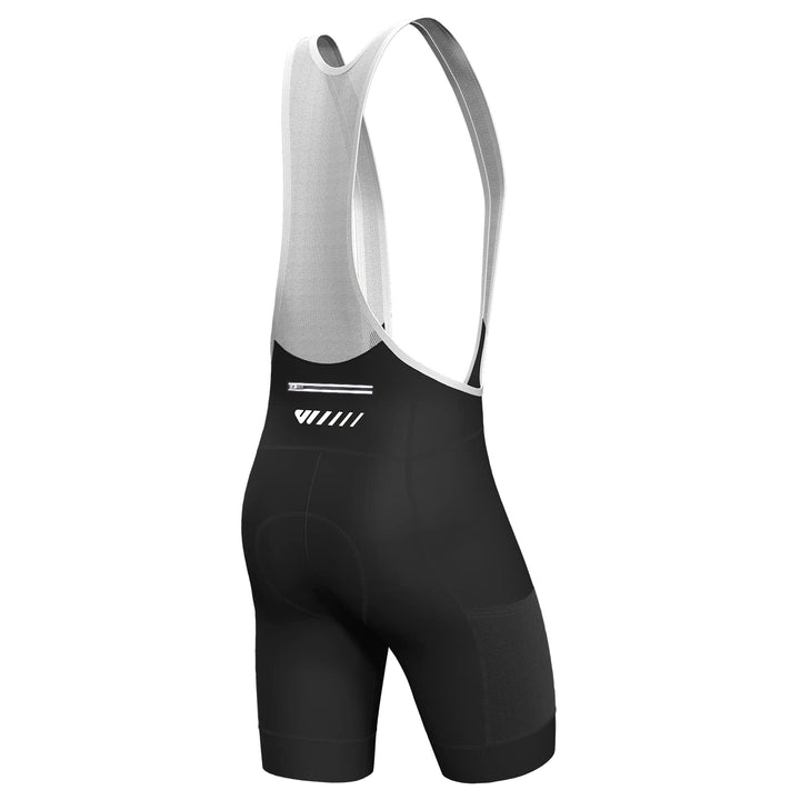 Lo.gas Herren Radfahren Bib Shorts, Gel Gepolstert Mit Taschen, Atmungsaktiv Quick-Dry für Männer M