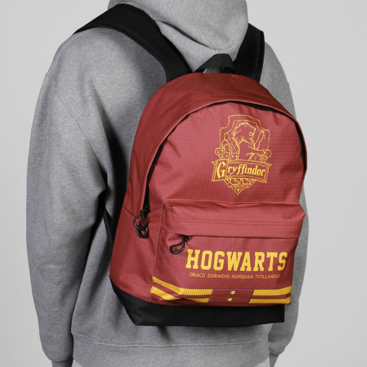 Harry Potter Gryffindor-FAN HS Rucksack, Weinrote