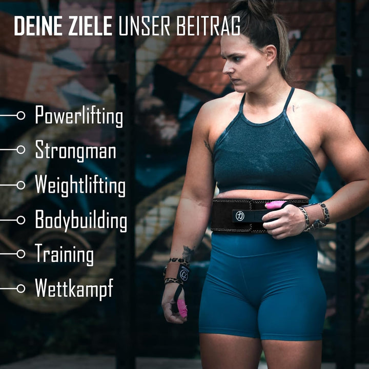 Strength Shop 10mm Lever Belt Gewichthebergürtel + Hebelschnalle, IPF-Zertifiziert für Wettkampf &amp; C