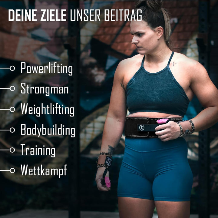 Strength Shop 10mm Lever Belt Gewichthebergürtel + Hebelschnalle, IPF-Zertifiziert für Wettkampf & C