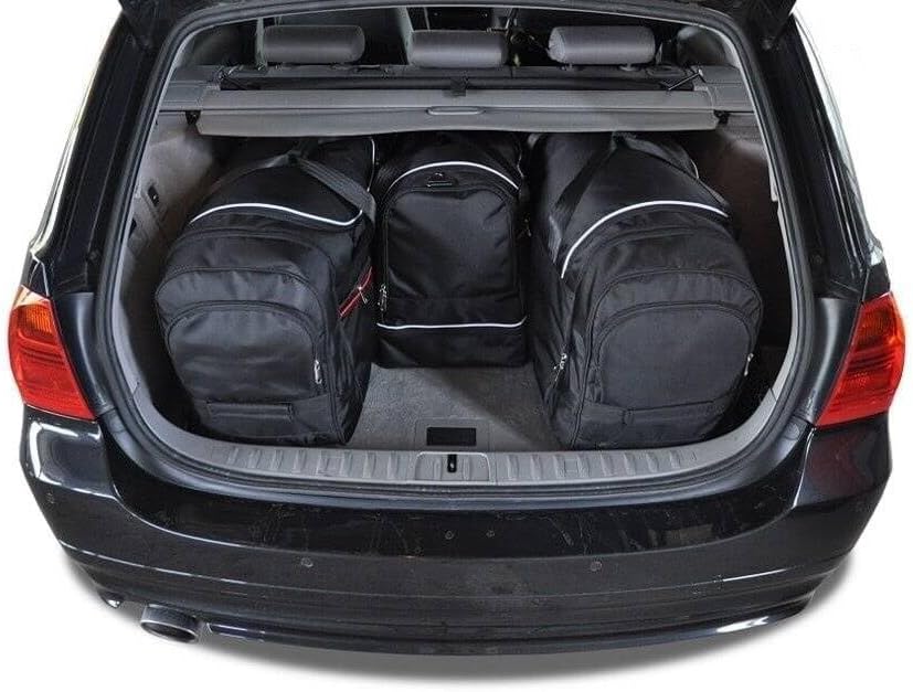 KJUST Dedizierte Reisetaschen 4 stk kompatibel mit BMW 3 TOURING E91 2005-2013