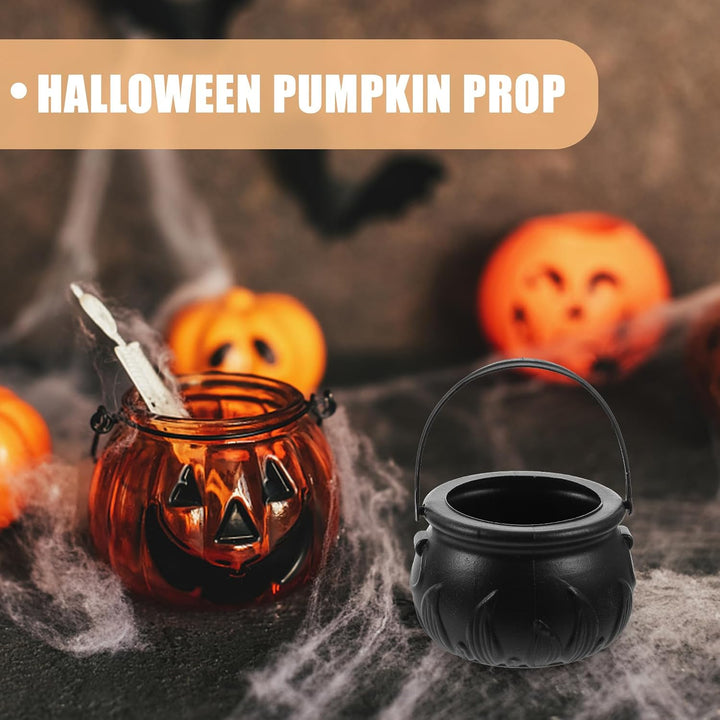 12 Stück Halloween Süssigkeiten Kessel Kessel Feuer Muster Süssigkeiten Schokolade Eimer Süsses Oder