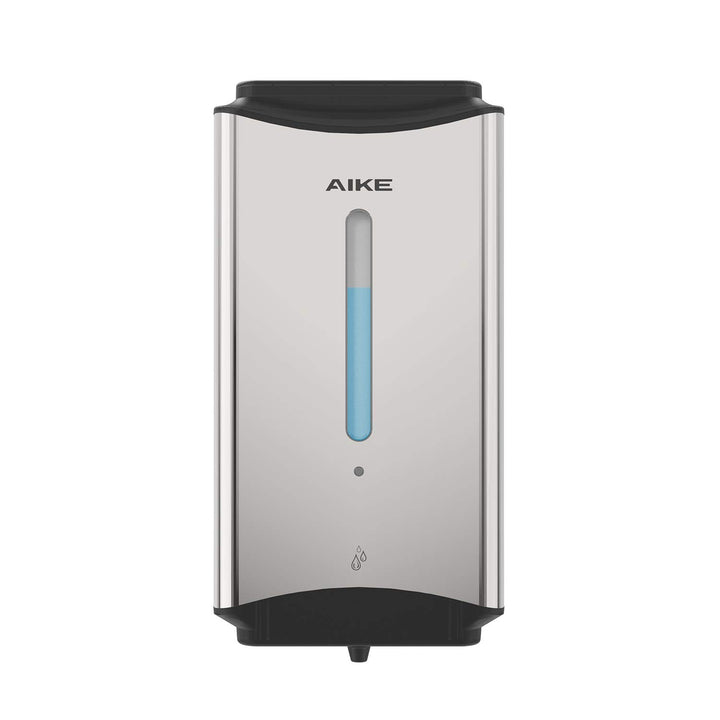 AIKE Seifenspender Automatischer Edelstahl, 1100 ml Kommerzieller Seifenspender Wandmontage mit Sich
