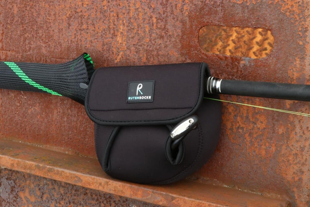 PHEIL Rutensocke Rollentasche Spin M 3er Sparpack (Rollenschutz für Stationärrollen von Grösse 4000-