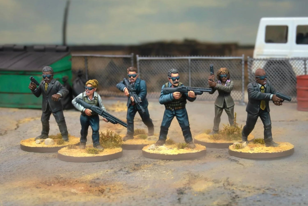 Wargames Atlantic, Pulp Adventure - Agents, 28 mm Hartplastik-Figuren