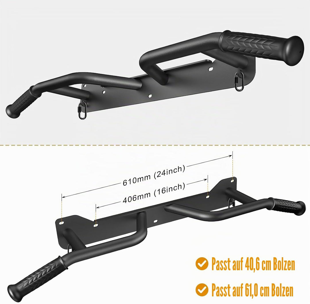 Kipika Heavy Duty Wall Mounted Doorway Pull Up Bar,Wandmontage, Wall Mounted Doorway Pull Up Bar,Mul