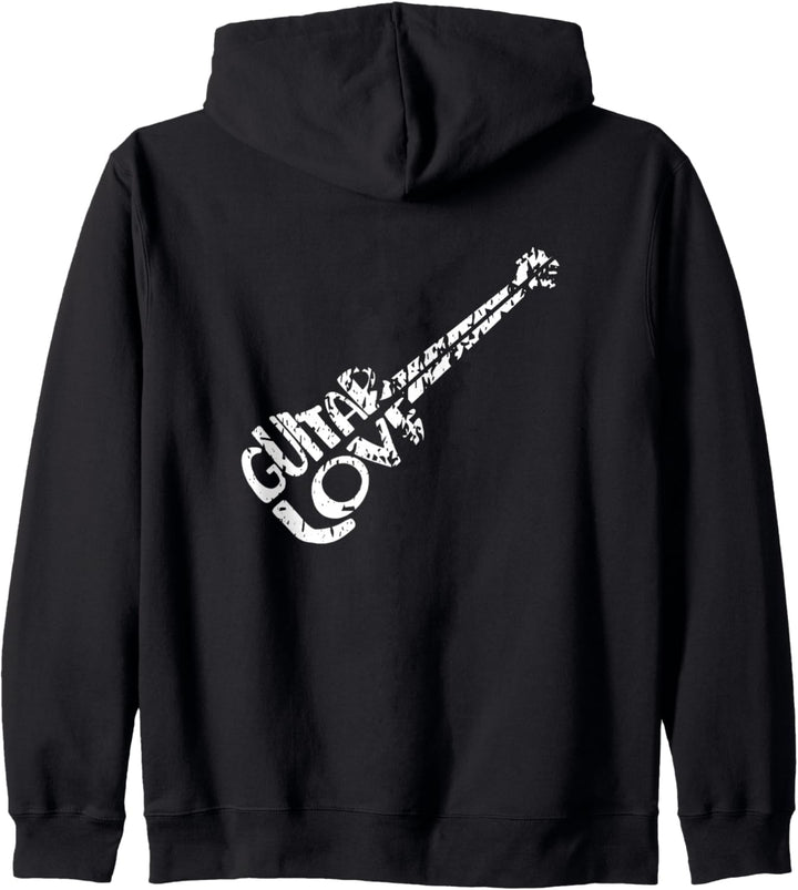 Gitarristen Gitarrenspieler Gitarre Kapuzenjacke