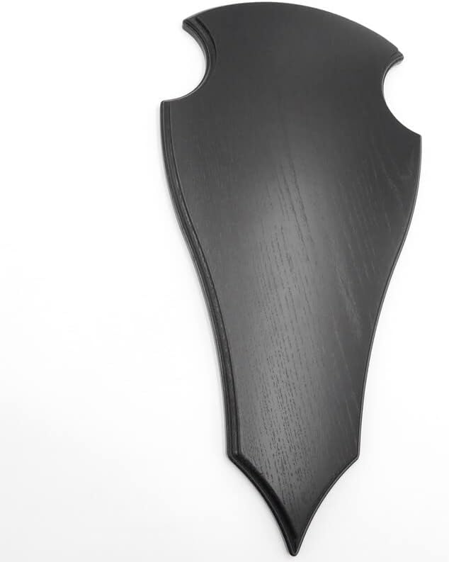 GTK - Geweihe & Trophäen KRUMHOLZ Hirsch Trophäenschild spitz in Eiche dunkel AF 49x24 cm Hirschschi
