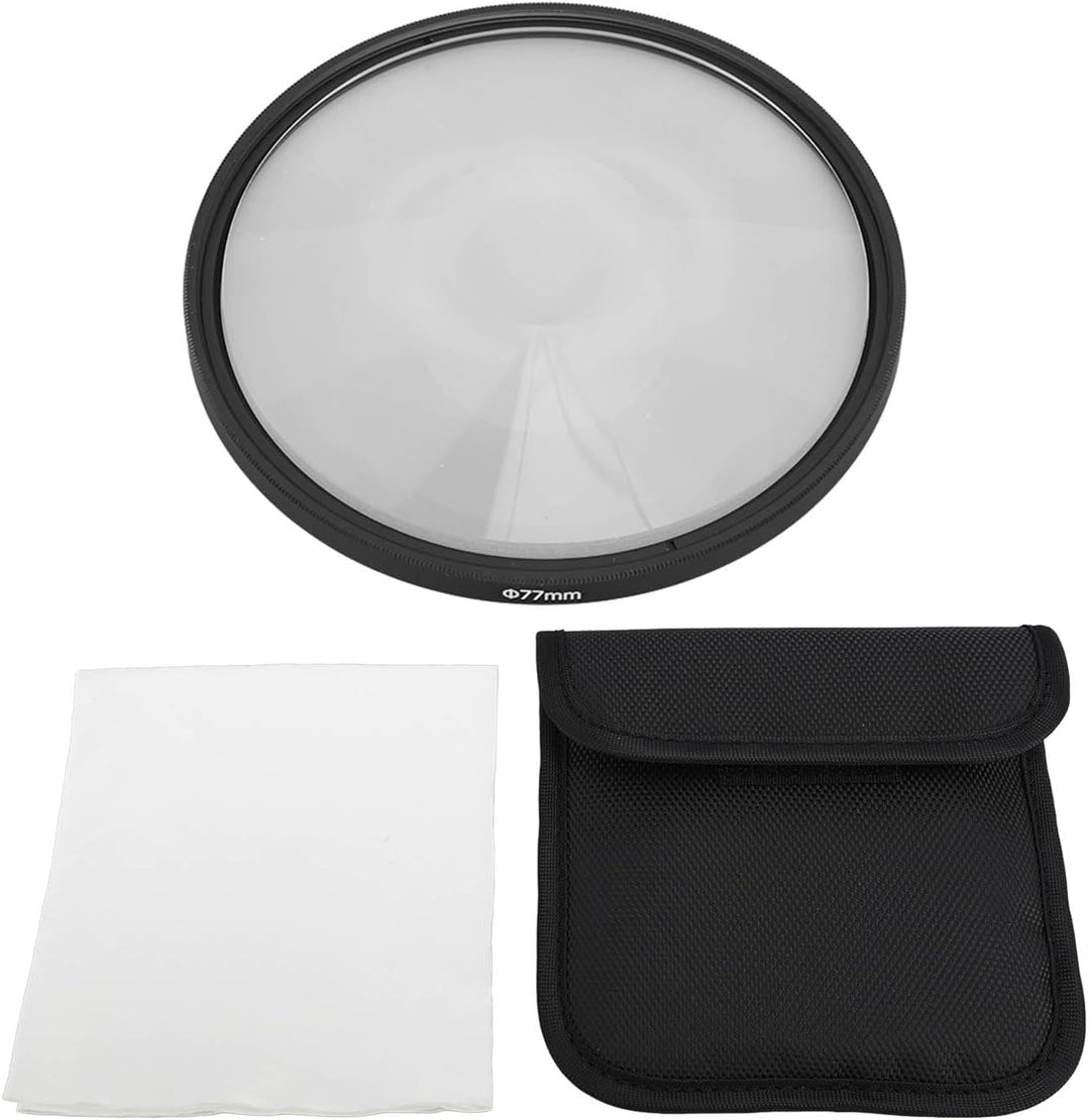 Swirl Halo Kameraobjektivfilter, Spezialeffektfilter aus Optischem Glas, Fotokameraobjektivzubehör,
