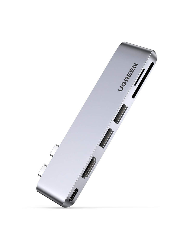 UGREEN 6-in-2-Adapter USB C HDMI 4K kompatibel mit MacBook Pro Air M2 M1 2022 bis 2016, Multiports U